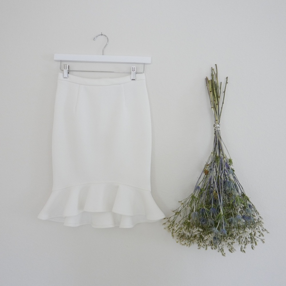 Neoprene Pencil Skirt